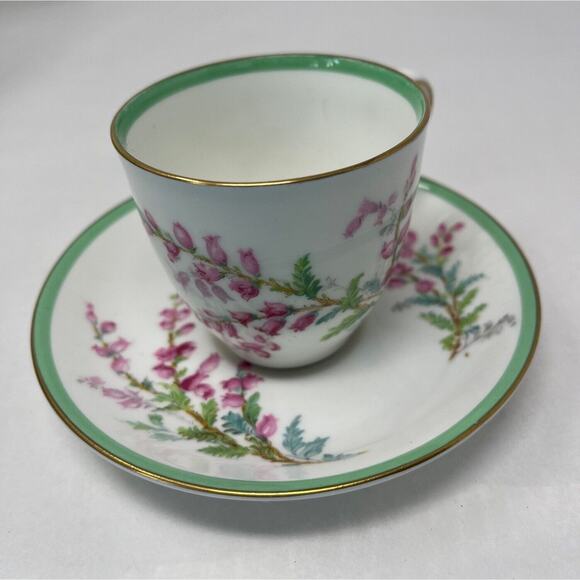Royal Doulton Bell Heather Demitasse Coffee Tea Cup 4788 Espresso Circa 1940s - Picture 11 of 11